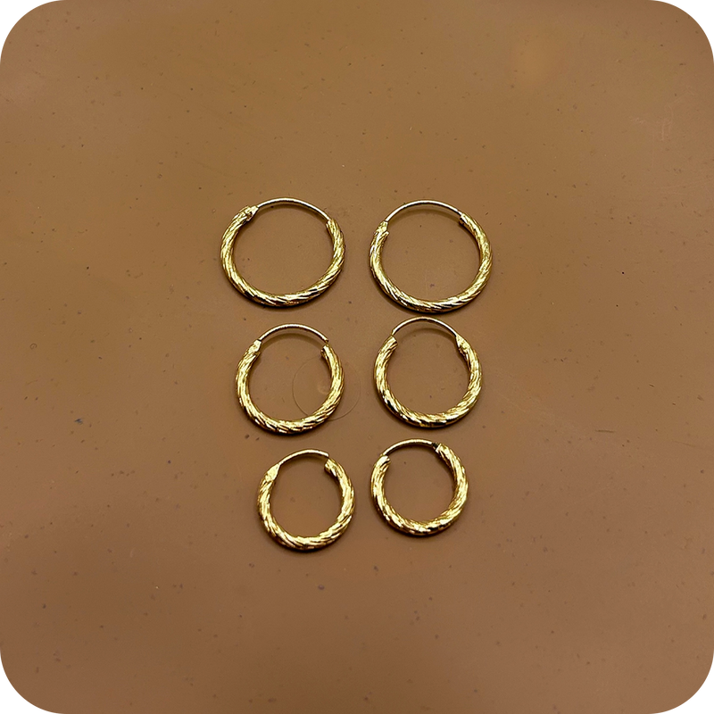 Brinco Argola Fio Torcido