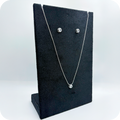 Conjunto Colar e Brinco Ponto de Luz