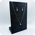 Conjunto Colar e Brinco Pedraria