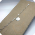 Pulseira Coração Pendurado