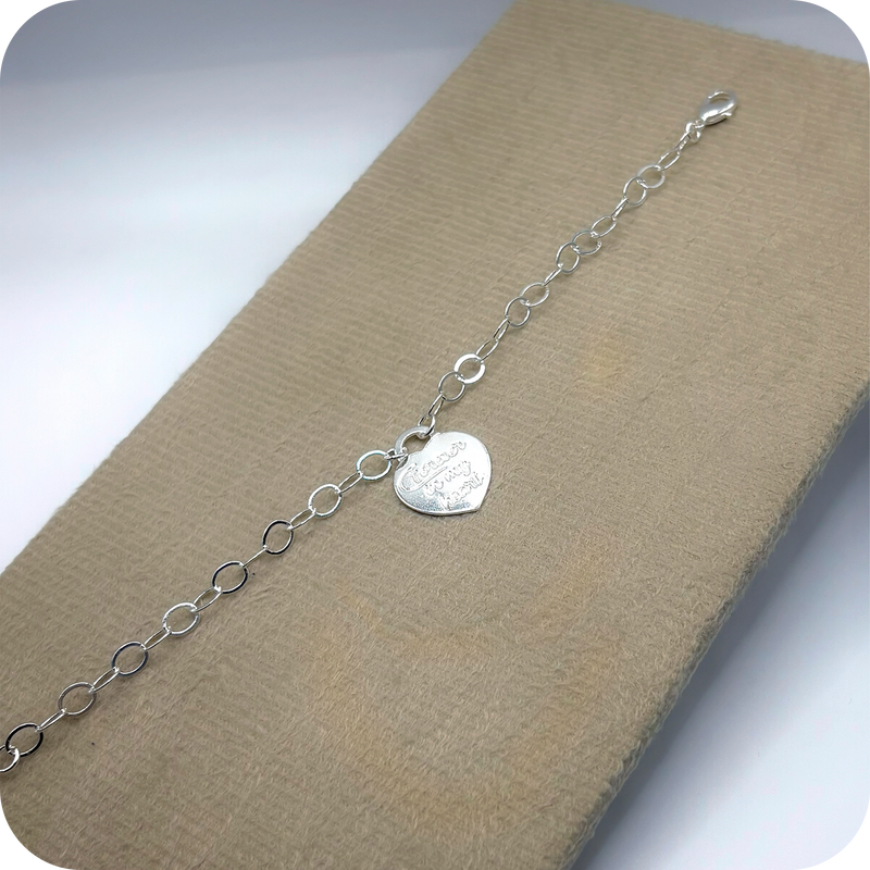 Pulseira Coração Pendurado