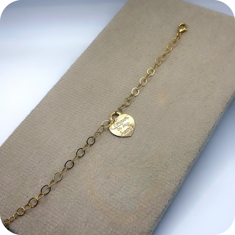 Pulseira Coração Pendurado