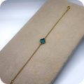 Pulseira Trevo Azul