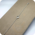 Pulseira Trevo Branca